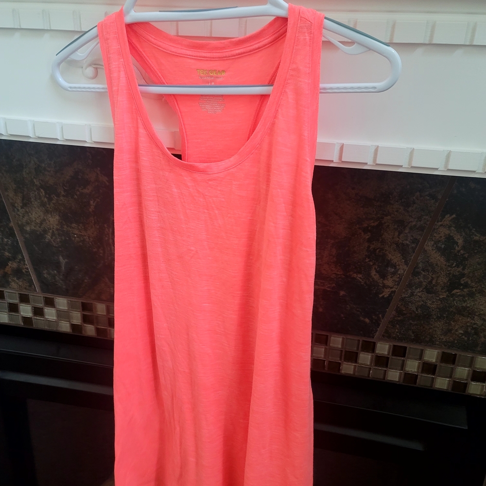 Tek Gear Vibrant Coral Tank Top